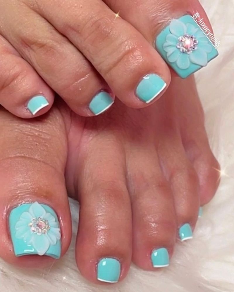 cute summer toe nail designs