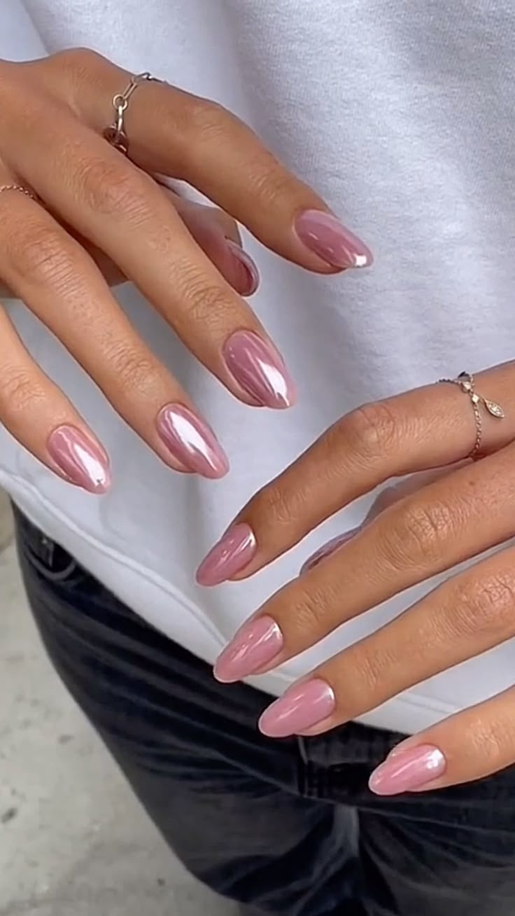 30 Almond Nails Designs For The Best Shaped Mani 2025 Stolen Inspiration