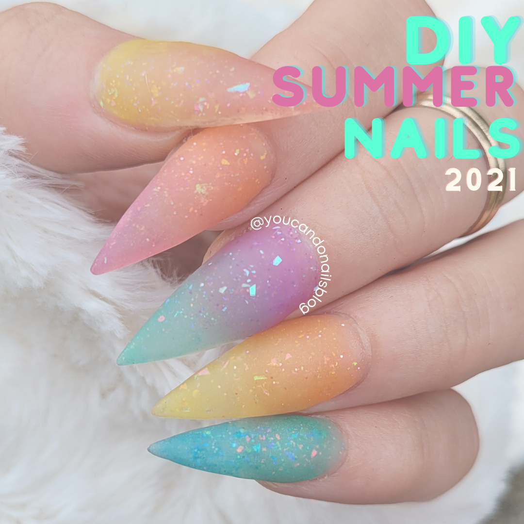 30 Must See DIY Summer Nail Designs Dip Powder Summer Nail Art 2021 You Can Do Nails