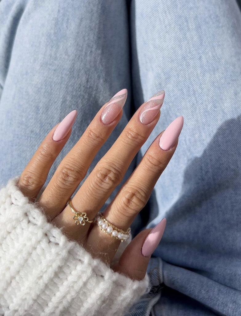30 Pink White Nail Designs You ll Want To Copy Days Inspired