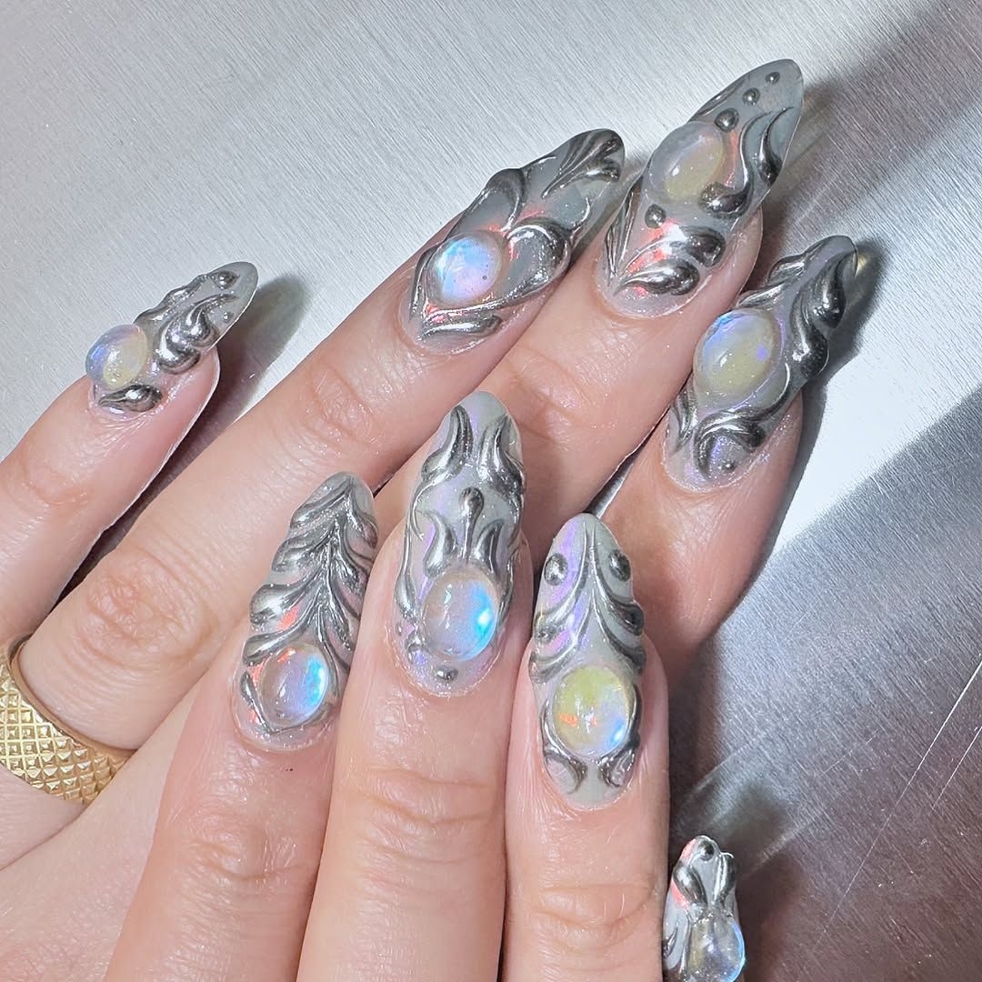 30 Sparkling Nail Ideas To Help You Ring In The New Year Vogue