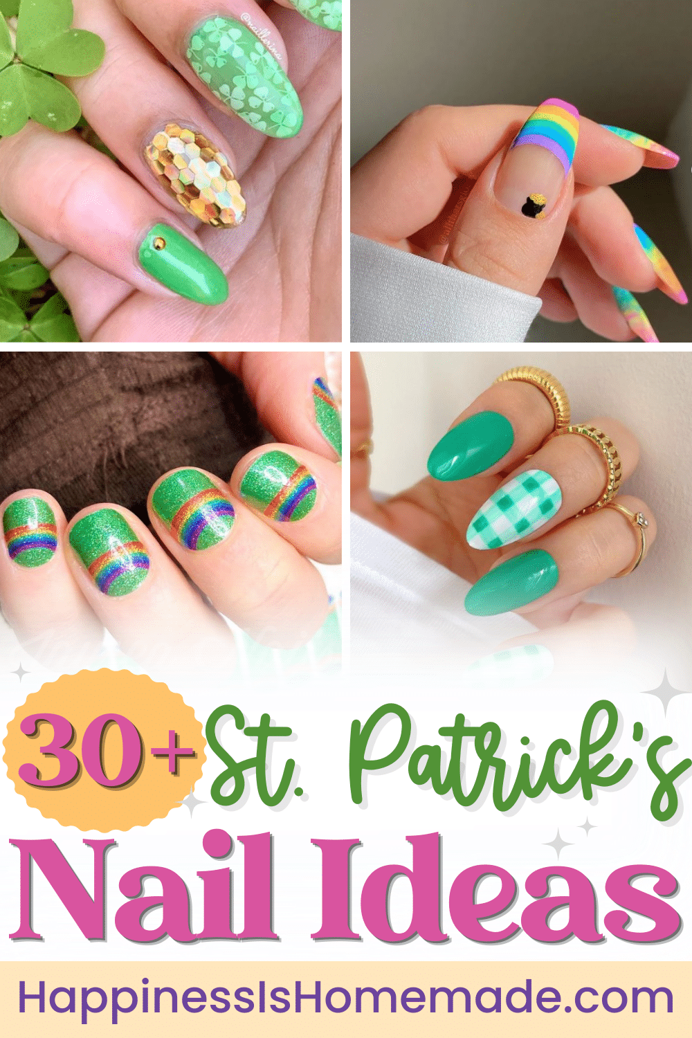 30 St Patrick s Day Nail Ideas Happiness Is Homemade