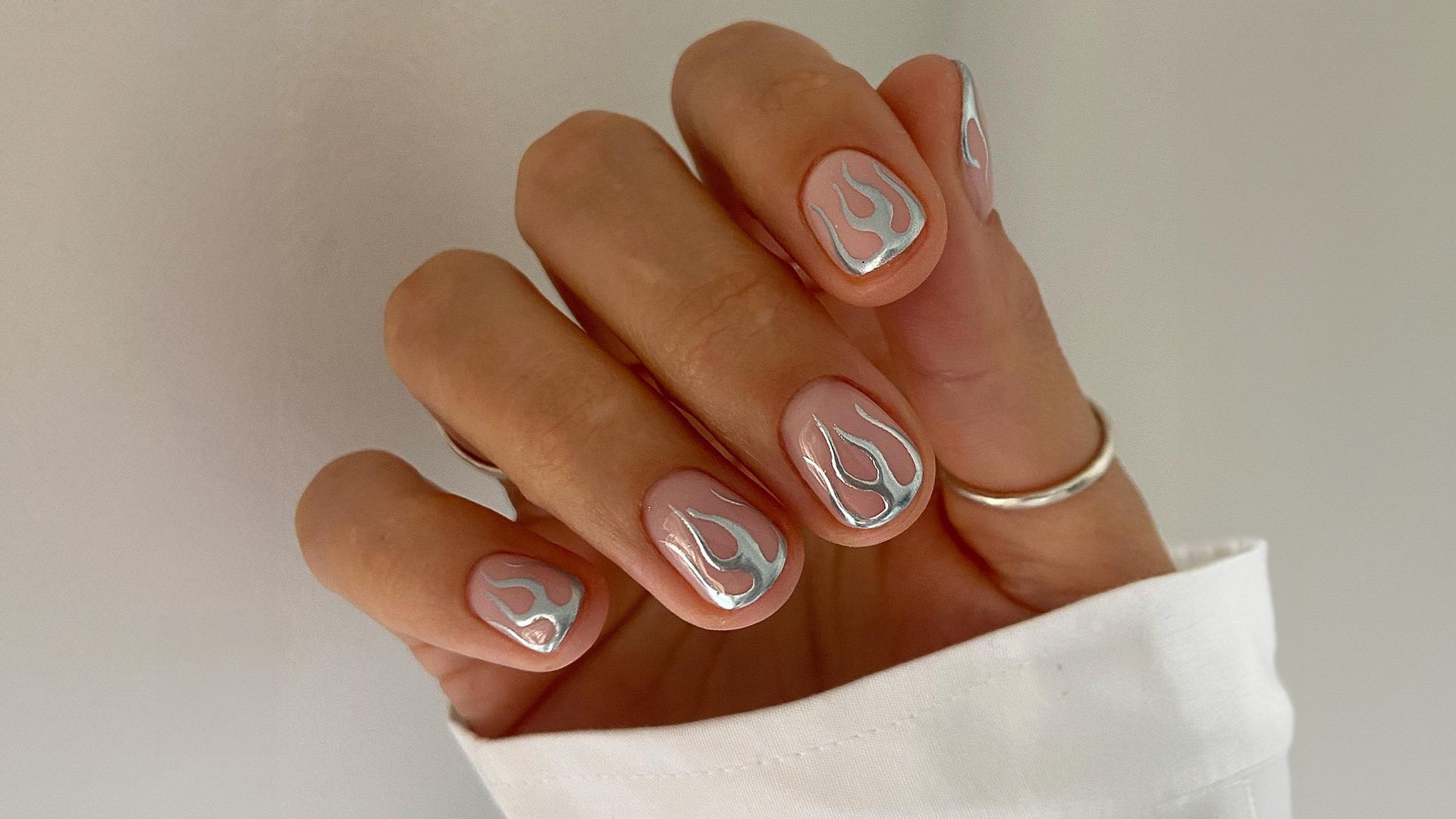 gel nail designs for short nails