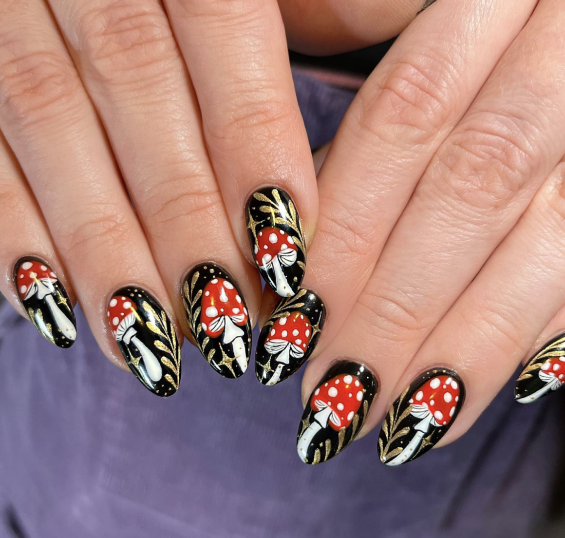 31 Whimsical Mushroom Nail Designs You Need To Try Nailz In Bloom