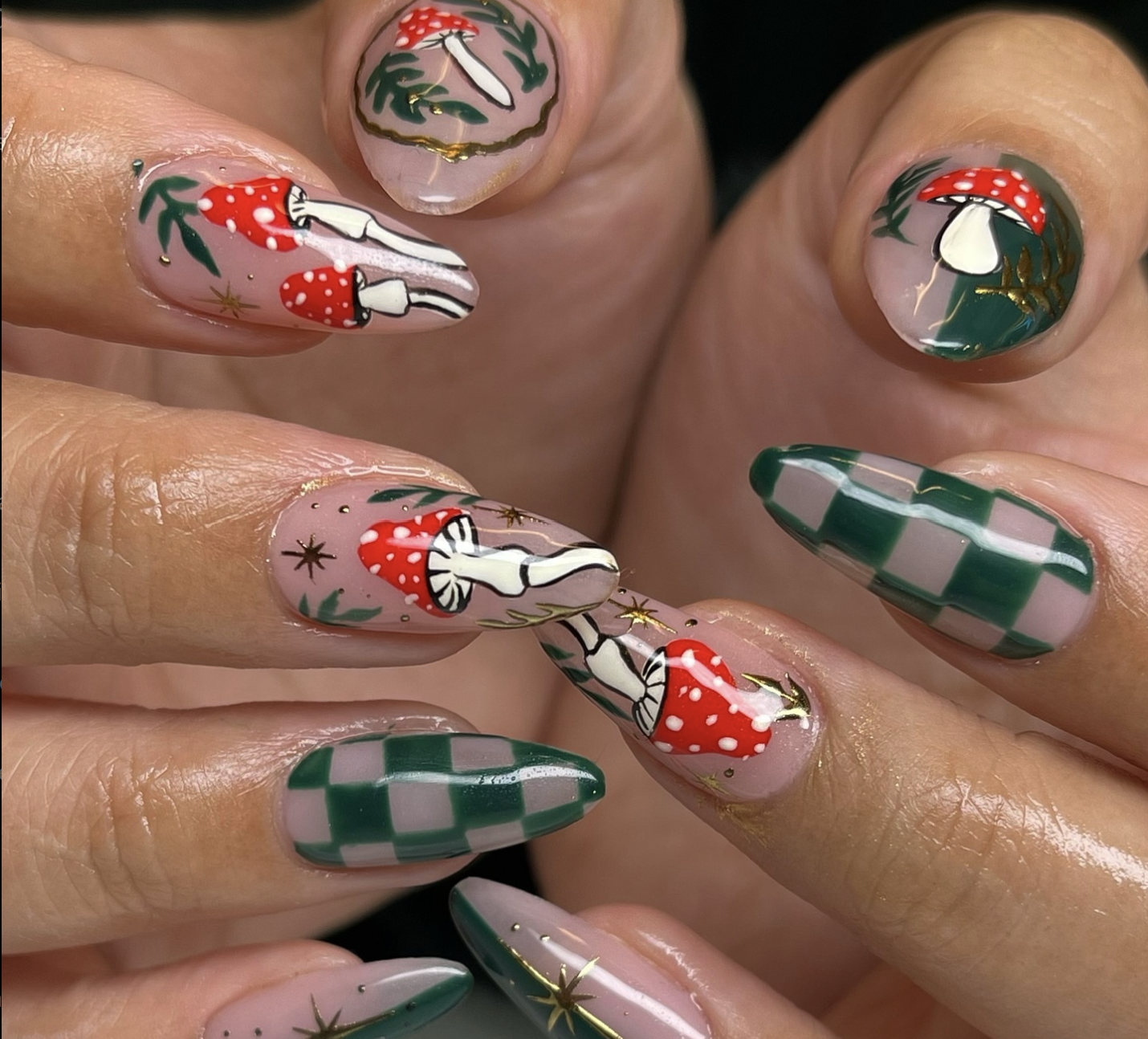 31 Whimsical Mushroom Nail Designs You Need To Try Nailz In Bloom