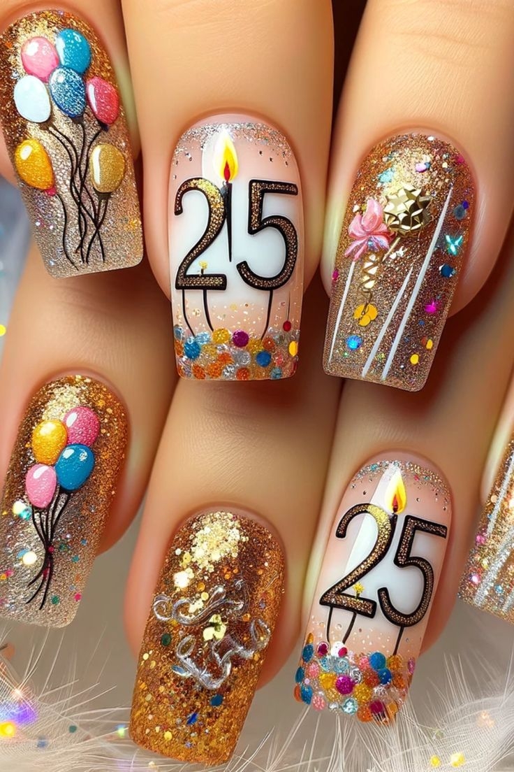 33 Birthday Nails To Celebrate Your Special Day
