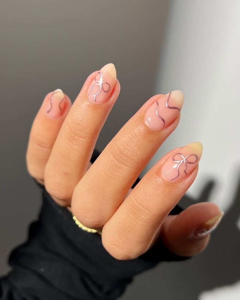 33 Dainty And Chic Bow Nail Art Designs To Make A Statement