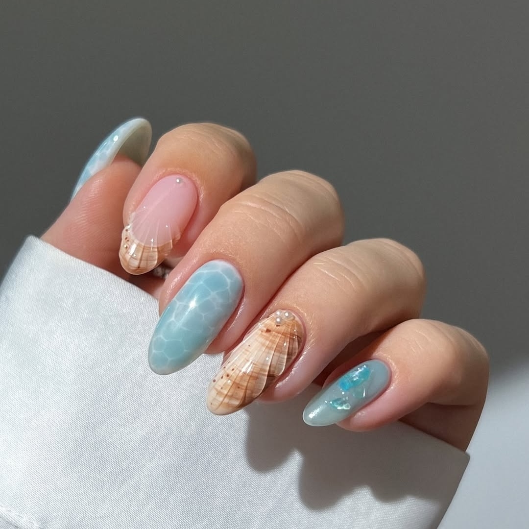 ocean nail designs