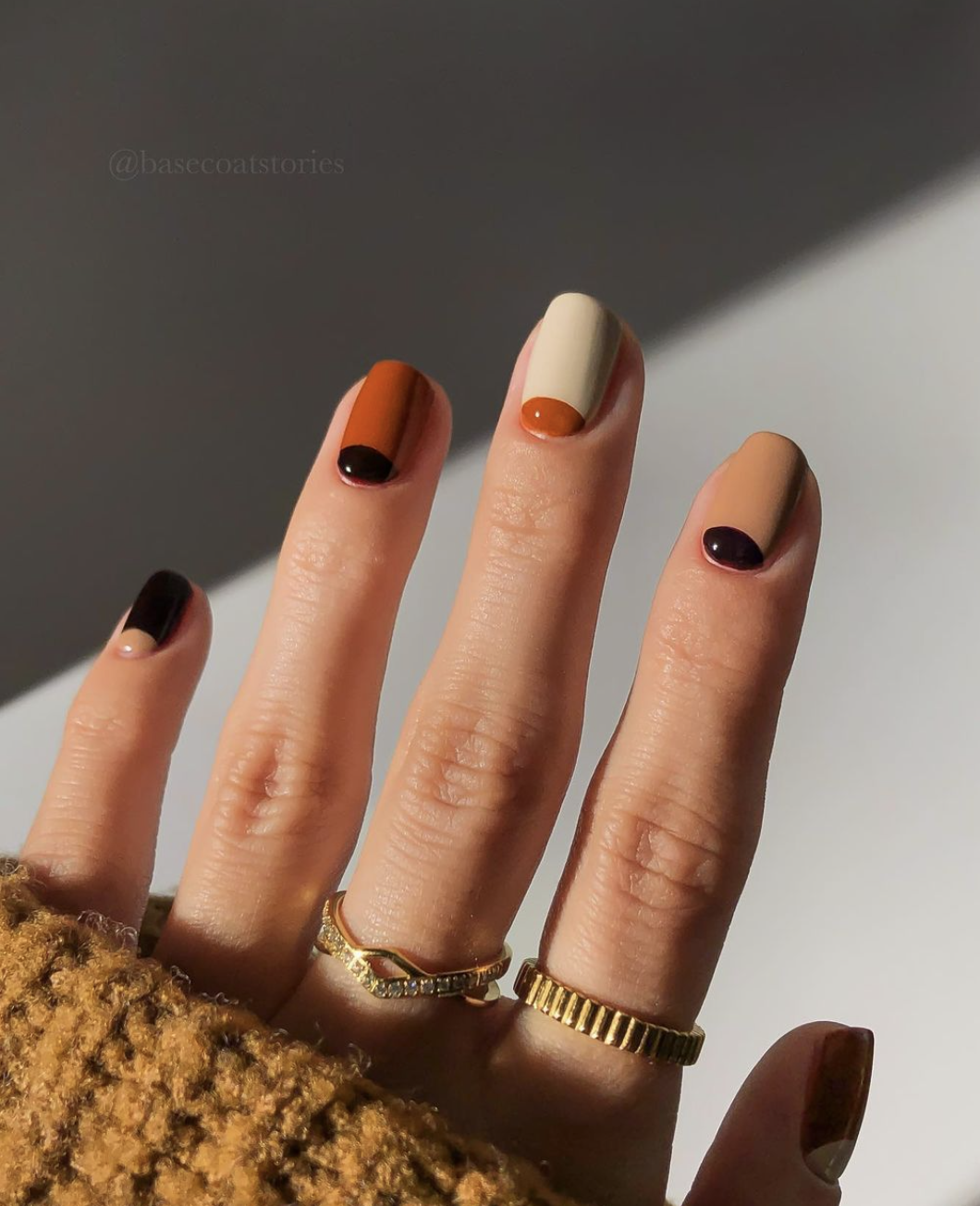 34 Stunning And Trendy Fall Short Nail Designs That Wow Nailz In Bloom