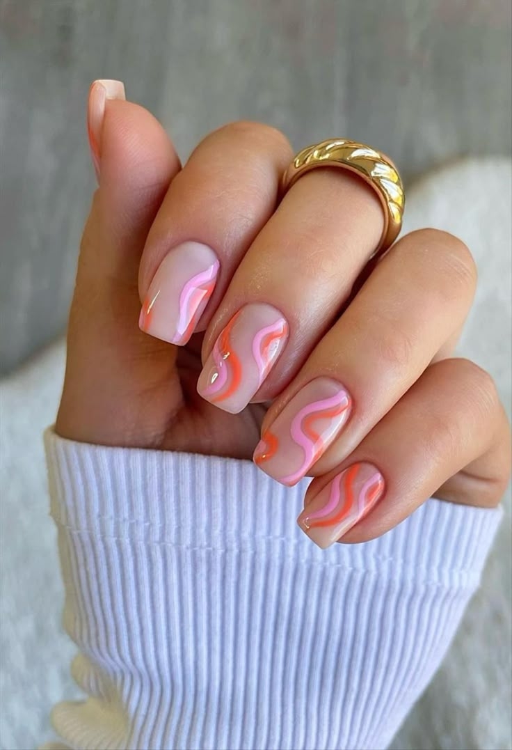 square nail inspo