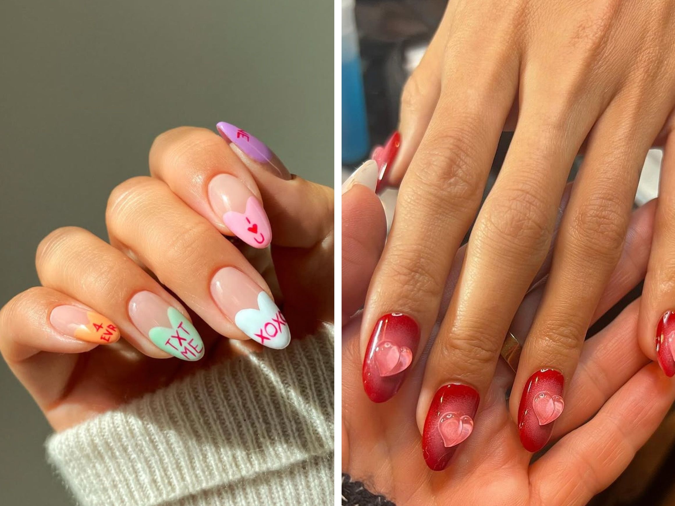 34 Valentine s Day Nail Art Ideas For 2025 See Photos Allure