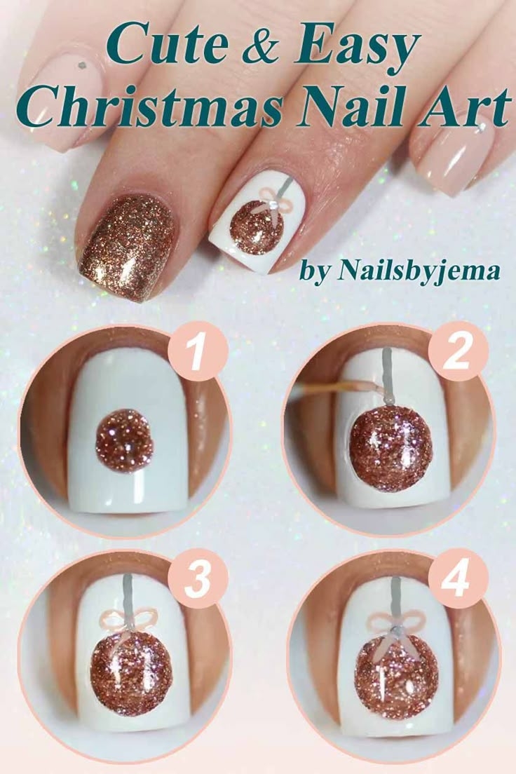 35 Charming Christmas Nail Art Ideas You ll Adore