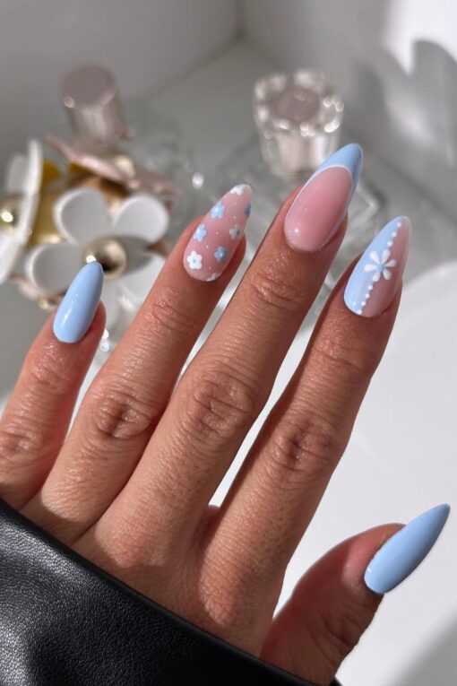 Blue Nail Design