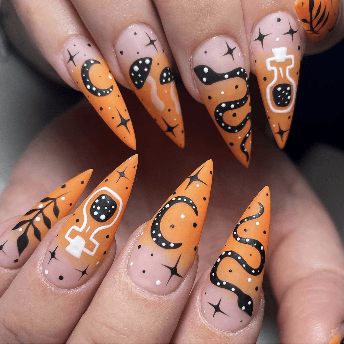 36 Halloween Nail Art Ideas That Are Equal Parts Eerie And Cute Allure