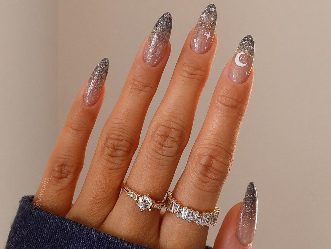 37 Glitter Nail Designs To DIY At Home