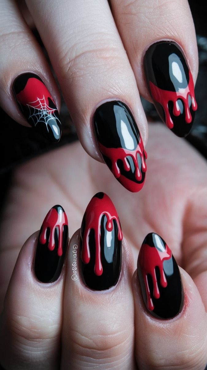 3D Blood Drip Halloween Nail Art Easy DIY Tutorial 3D Blood Drip Halloween Nail Art Easy DIY Tutorial