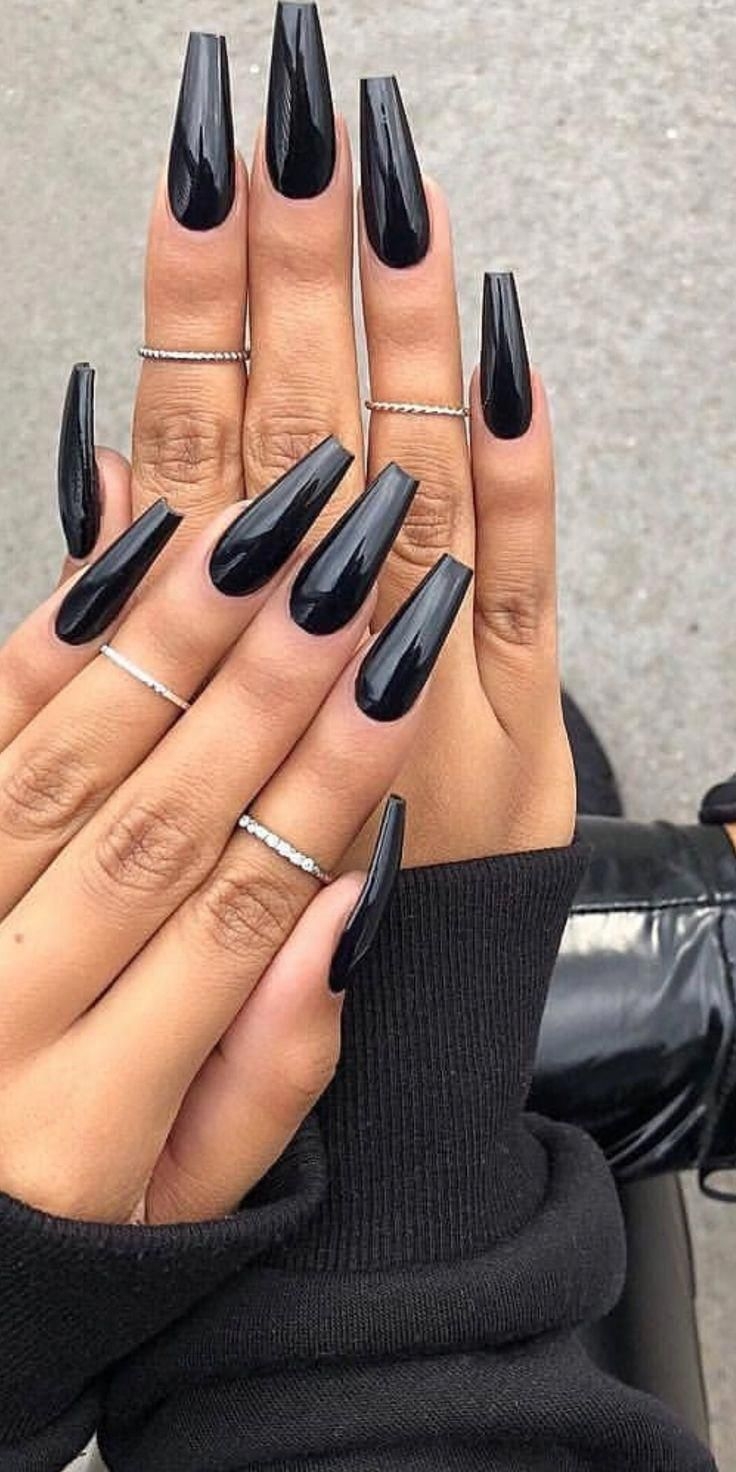 40 Black Nail Designs To Try This Year Ray Amaari