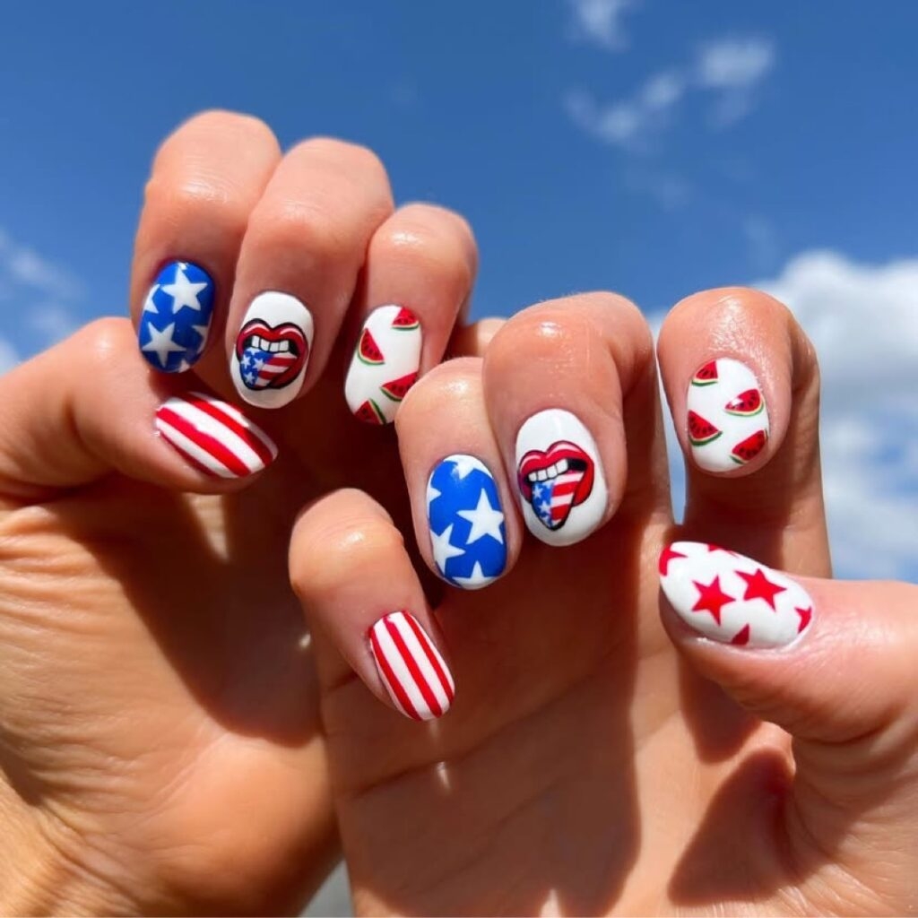40 INSANELY CUTE AND PATRIOTIC 4TH OF JULY NAILS Stylin By Sarita