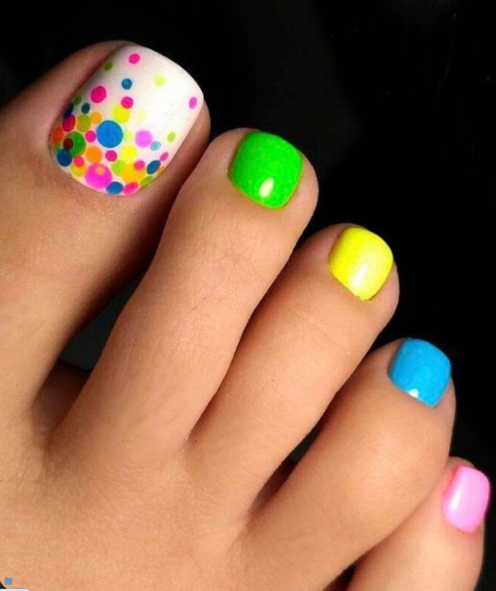 cute toe nail designs