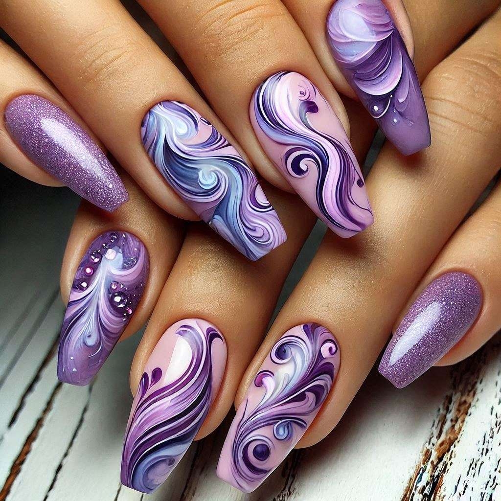 42 Stunning Purple Nail Design Ideas To Try Now Style Zuri