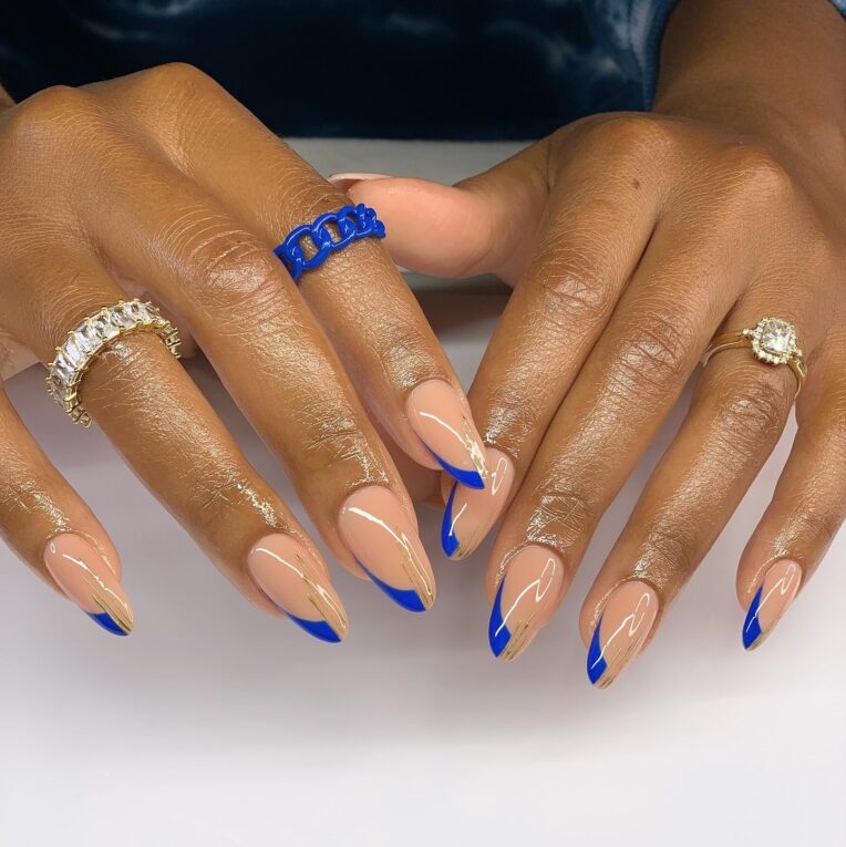 Royal Blue Nail Inspo