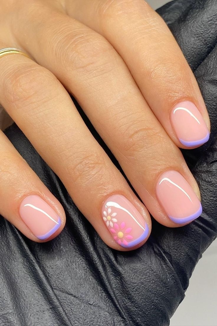 short nail inspo french tip