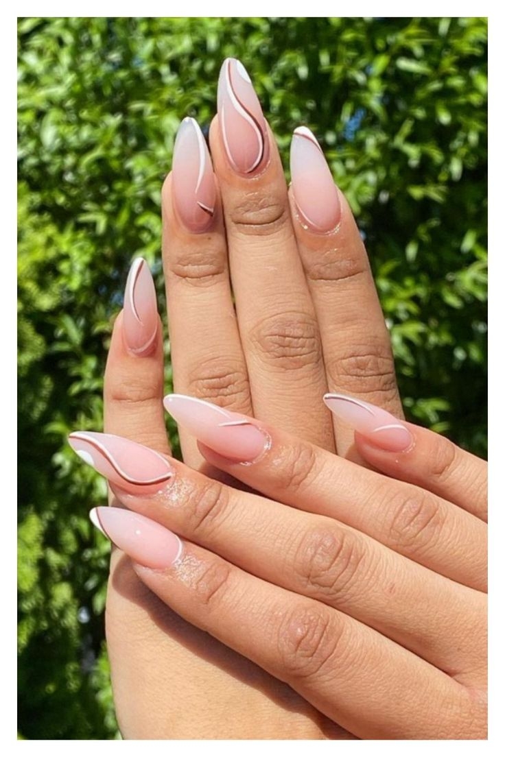 45 Elegant And Trendy Almond Shaped Nails For Summer Nails 2021