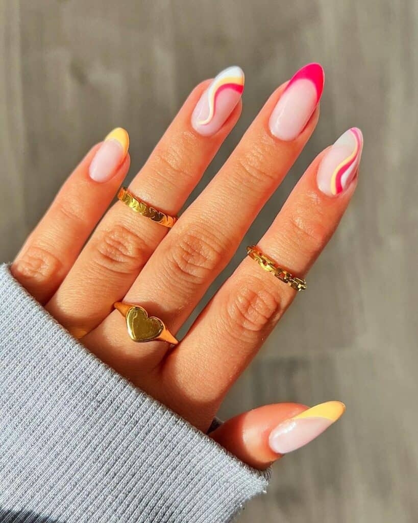 47 Bright Summer Nails And Summer Nail Ideas You ll Want To Create For The Summer With Houna