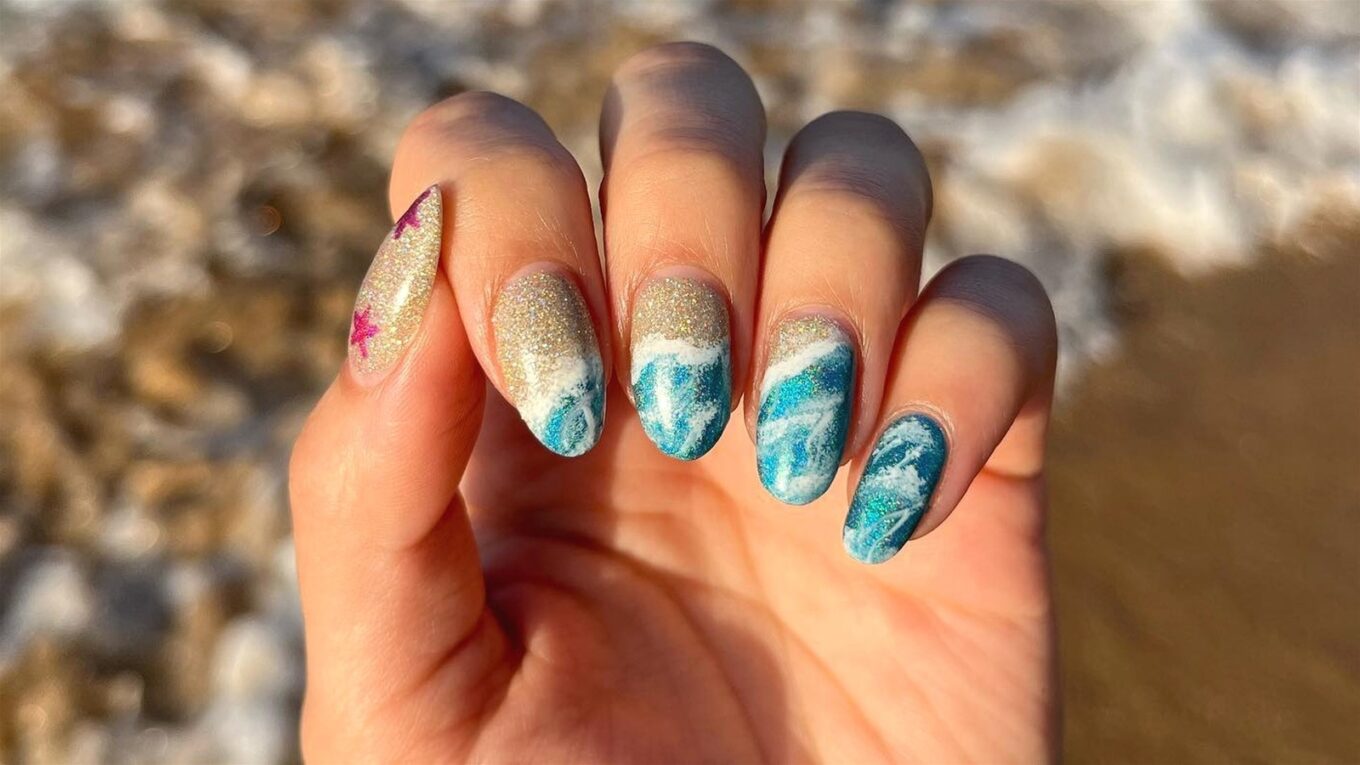 Beachy Nail Designs