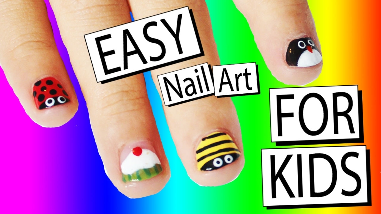 5 Easy Nail Art Designs For Kids Nailed It NZ YouTube