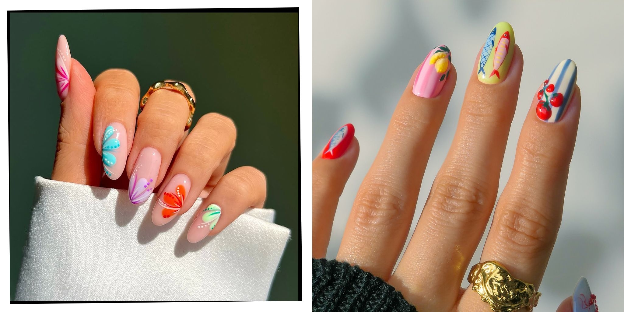 5 Sunny Nail Designs That Are Perfect For The Summer Heatwave