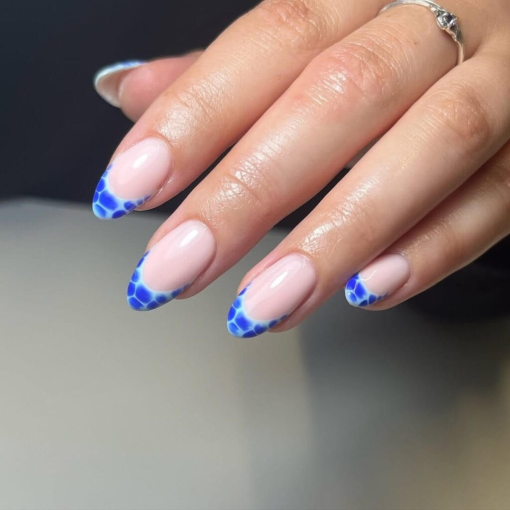 50 Blue Nail Art Designs That Are Blue tifully Chic Scratch
