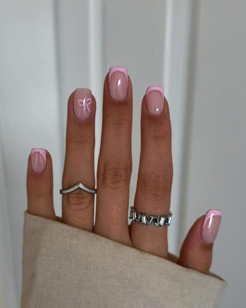 50 Bow Nail Designs To Inspire Balletcore Coquette Manicures Scratch