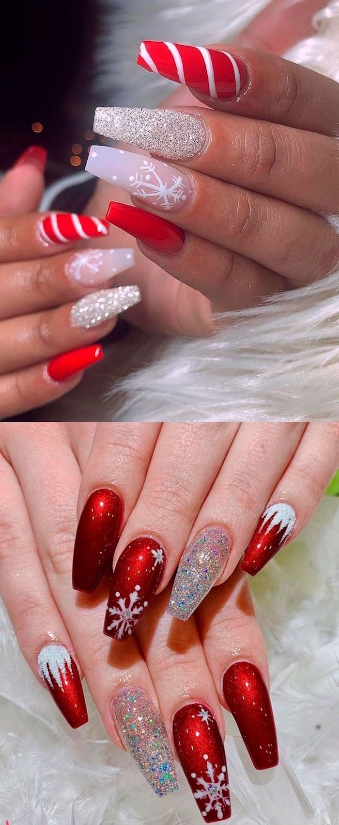 50 Cute Christmas Nail Designs To Try In 2021 Archziner