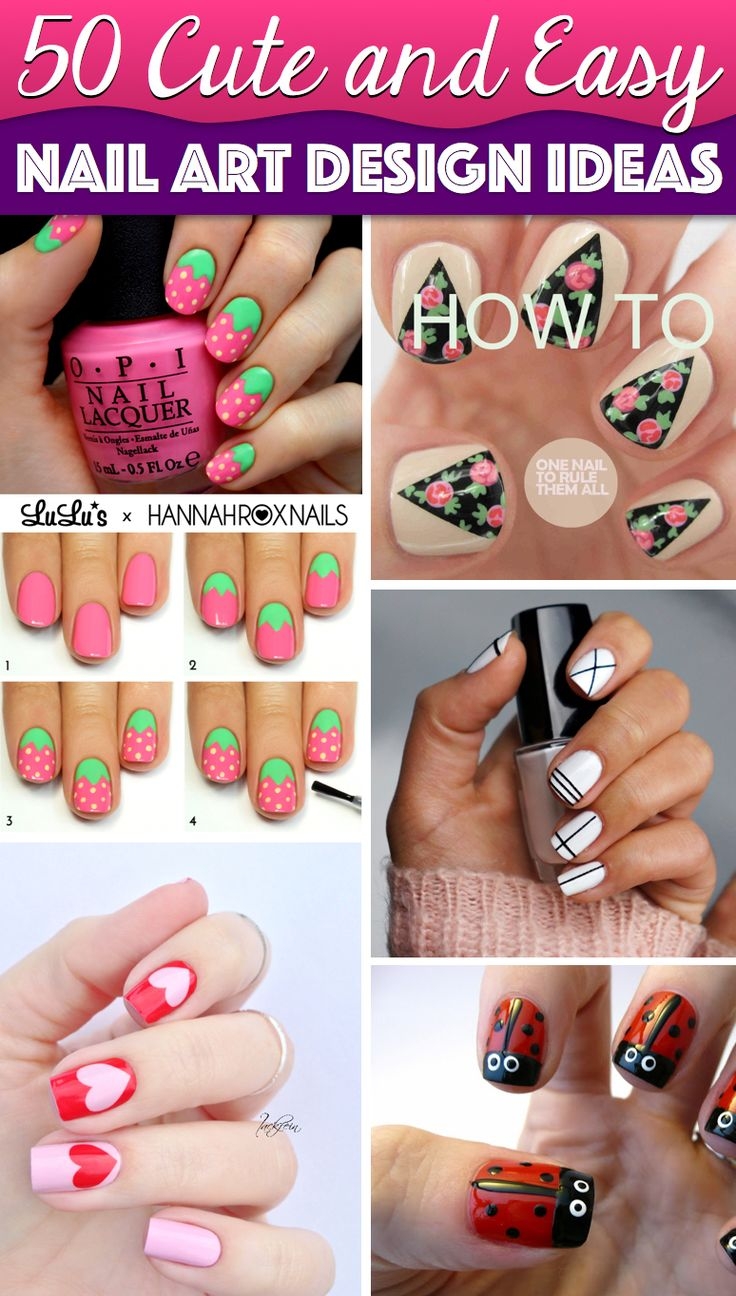 50 Cute Cool Simple And Easy Nail Art Design Ideas To Make You Skip A Heartbeat 
