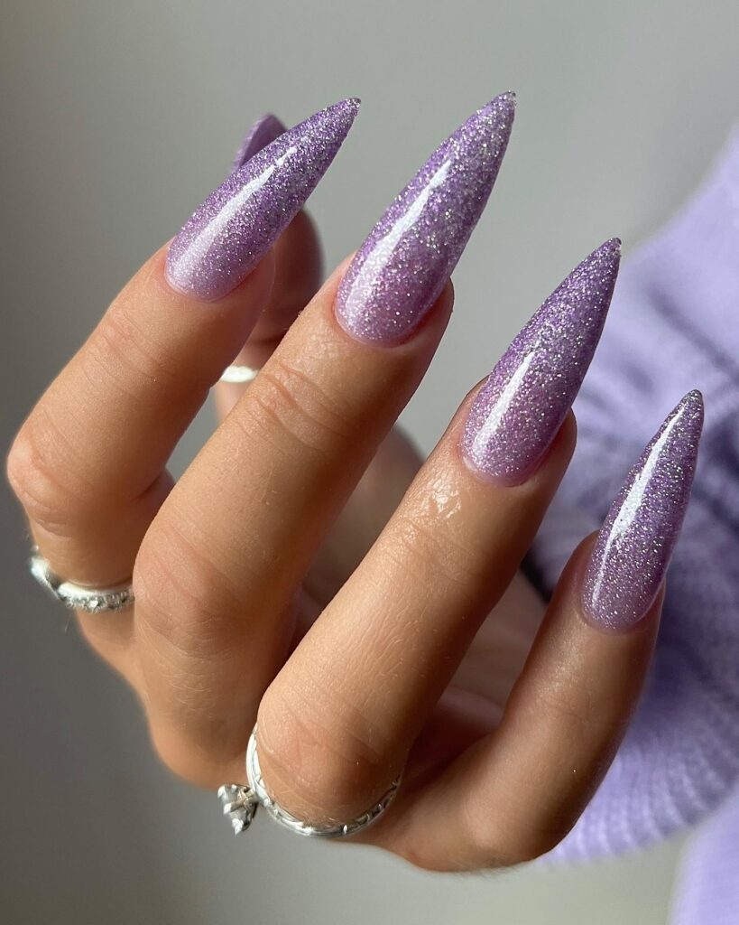 lavender nail designs