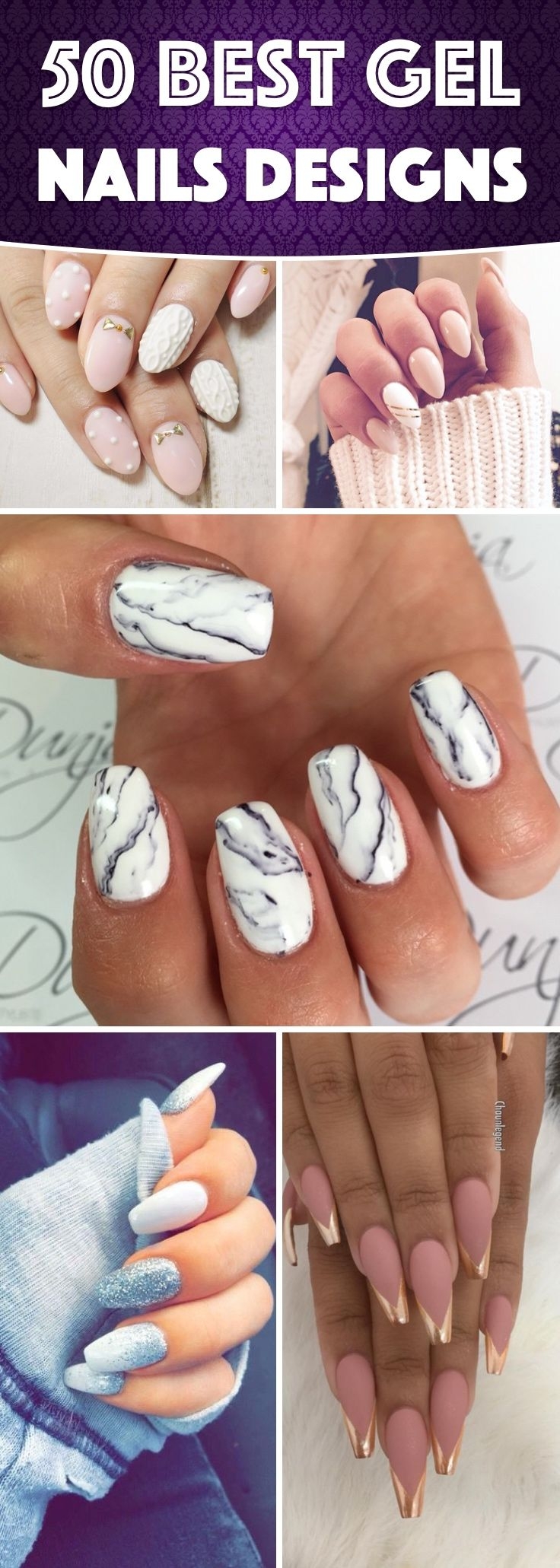 50 Gel Nails Designs That Are All Your Fingertips Need To Steal The Show Cute DIY Projects
