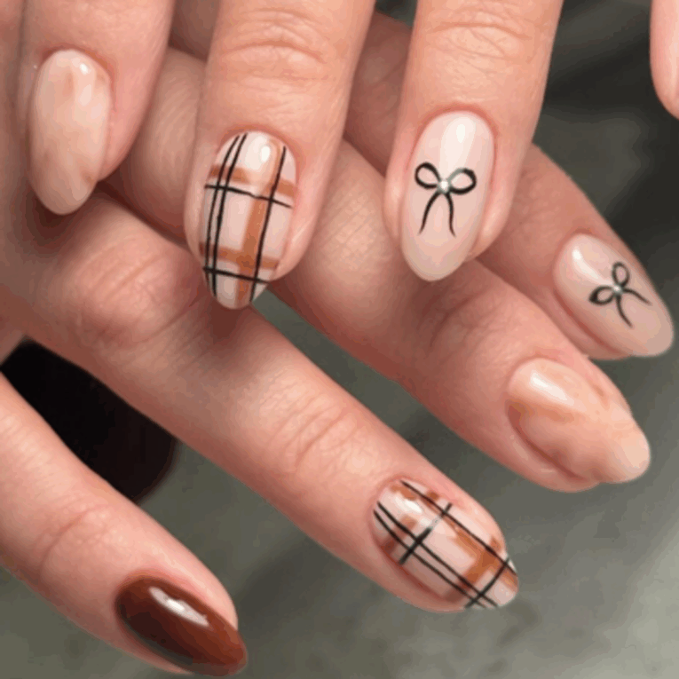 Preppy Nail Designs