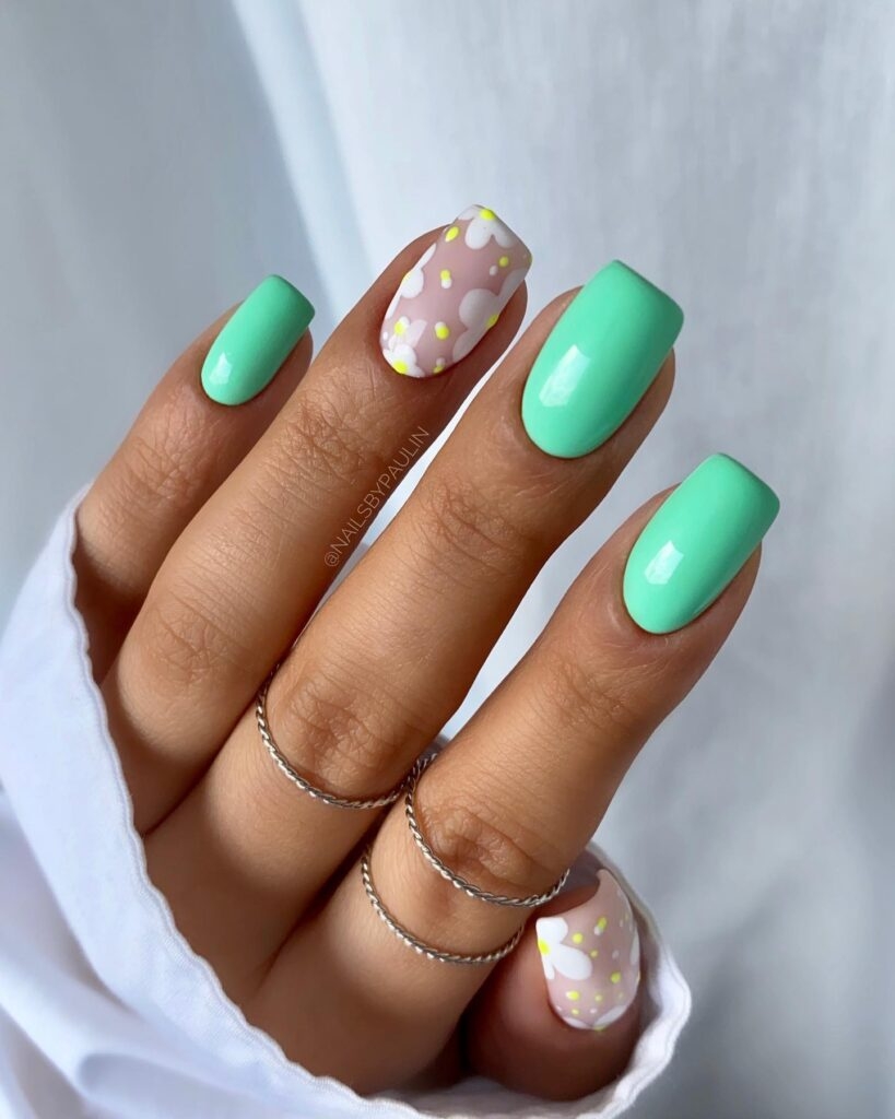 50 Stunning Mint Green Nail Designs You Need To Try 