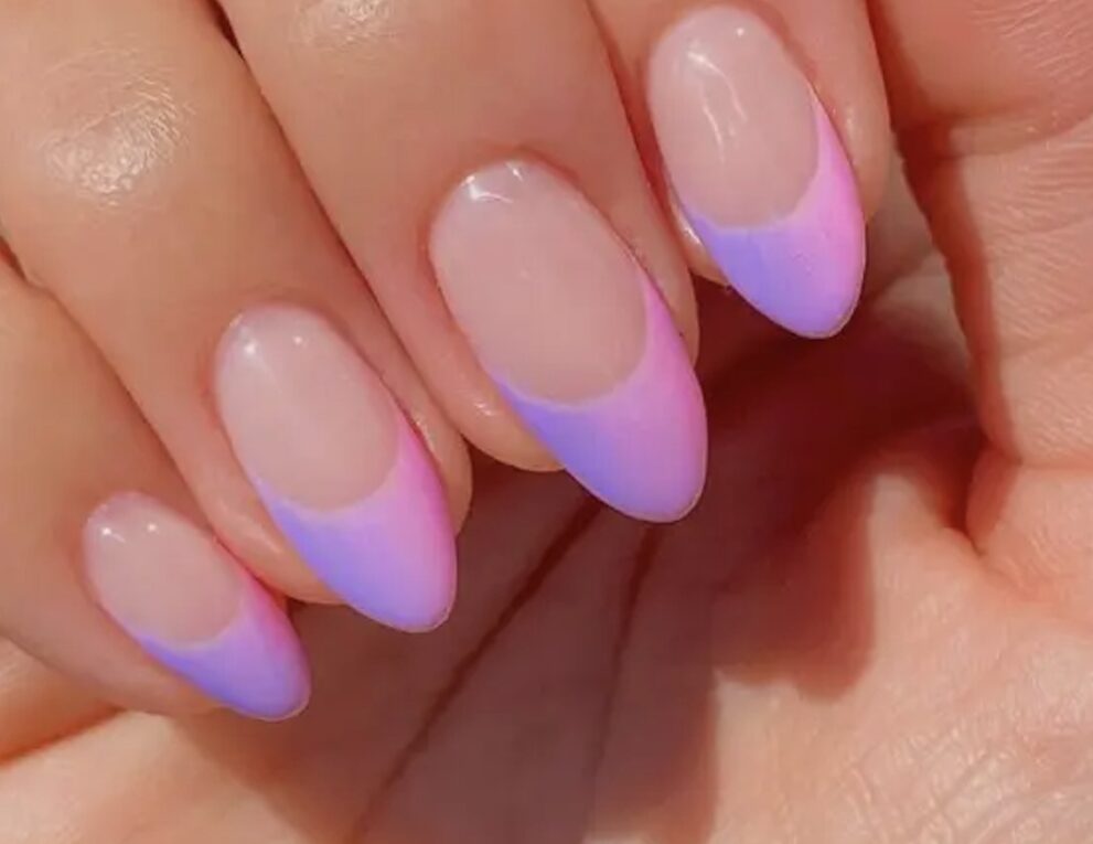 Pink Purple Nail Art Designs