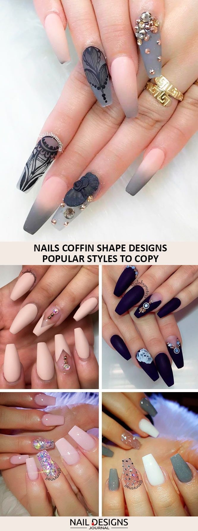 61 Best Coffin Nails Ideas To Try In 2024