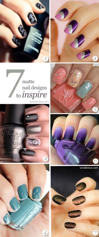 Nail Art Designs Matte