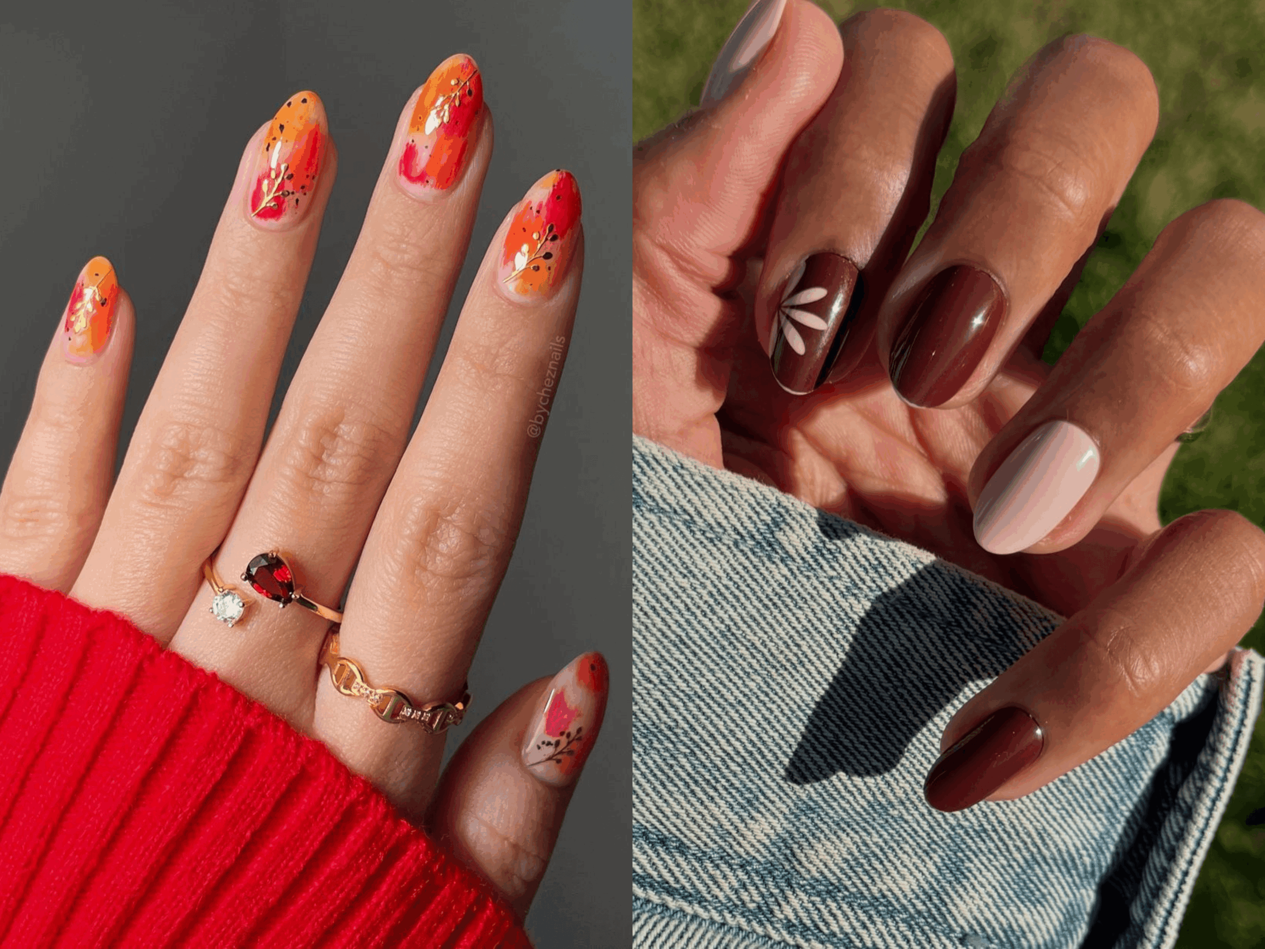 70 Best Thanksgiving Nails 2024 You ll Actually Want To Wear Glamour