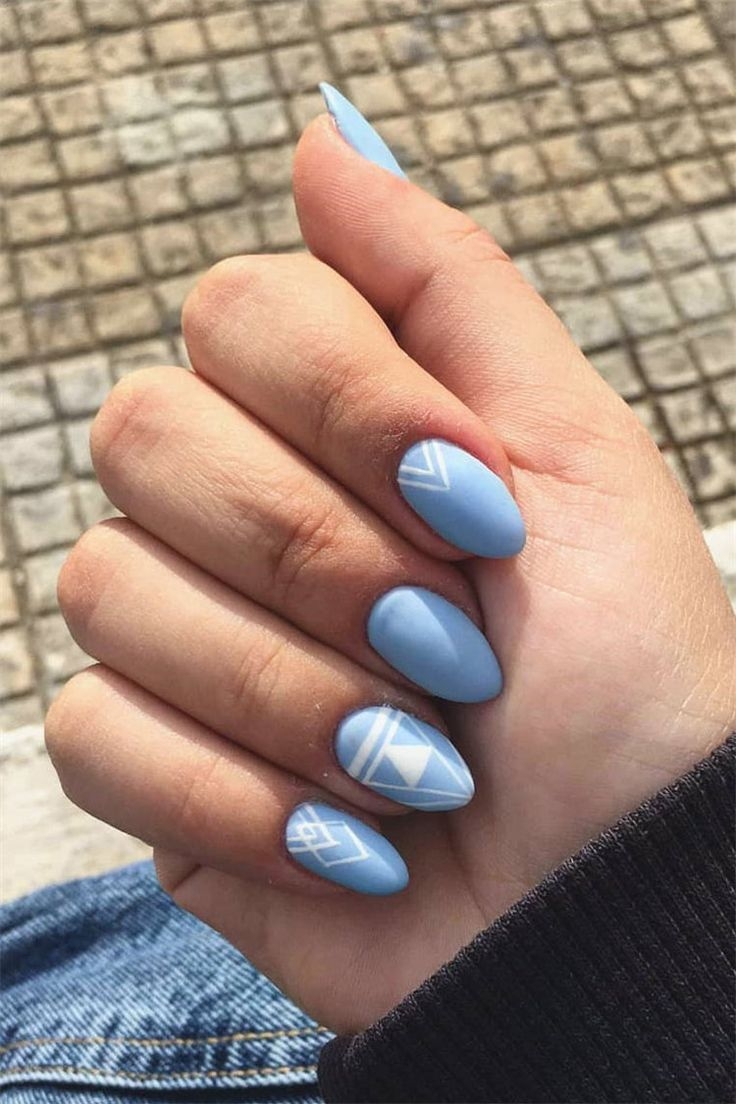 77 Stylish Simple Geometric Nail Art Designs Trendy Ideas For 2024