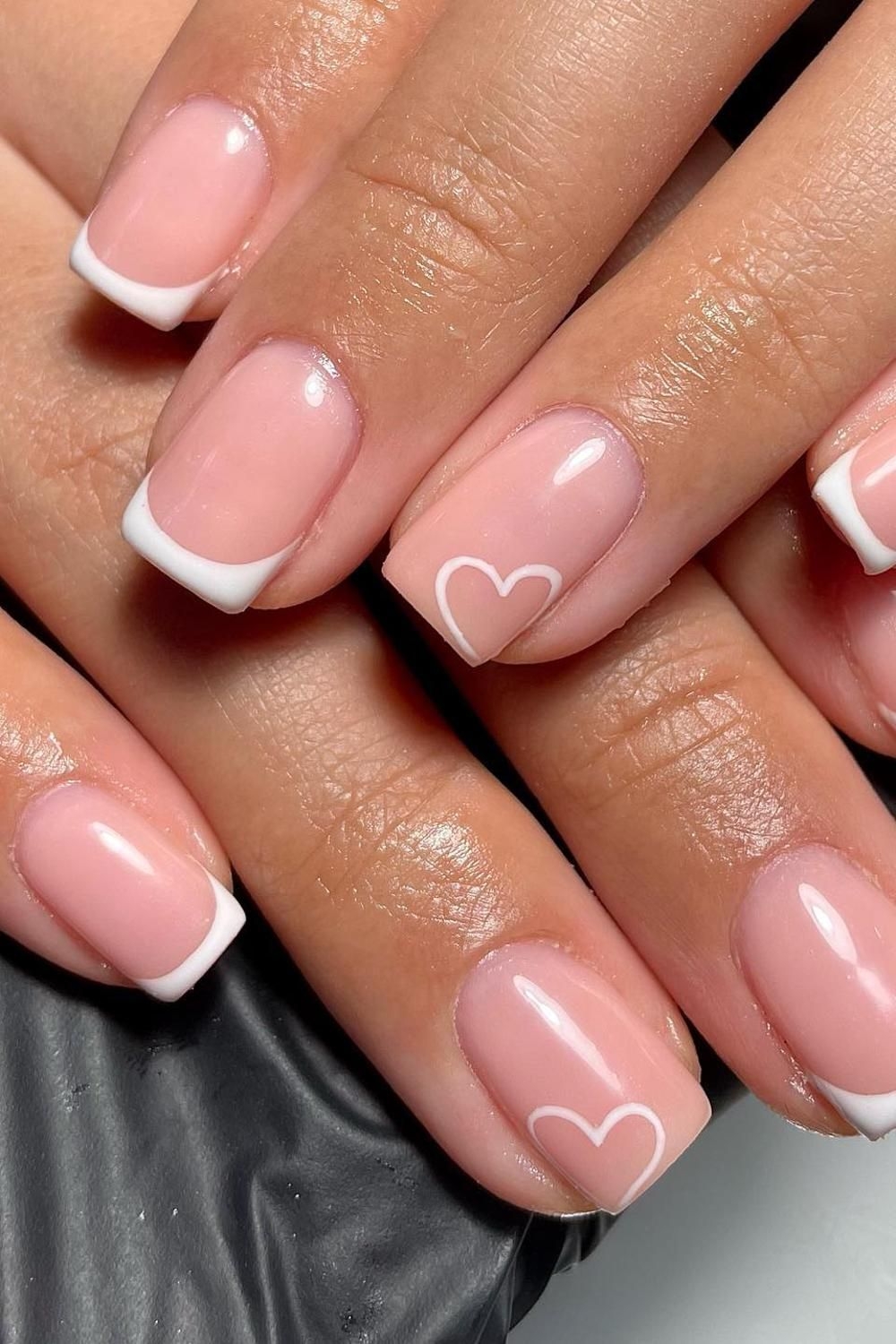 8 Short Square French Tip Nails And French Tip Nails Ideas To Save Today Nails Square Nails Gel Nails French And More