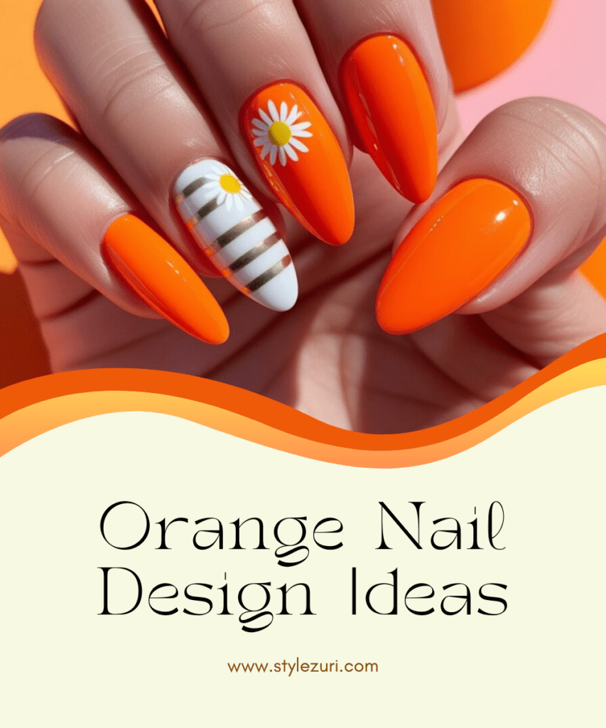 86 Eye Catching Orange Nail Ideas To Elevate Your Style Style Zuri