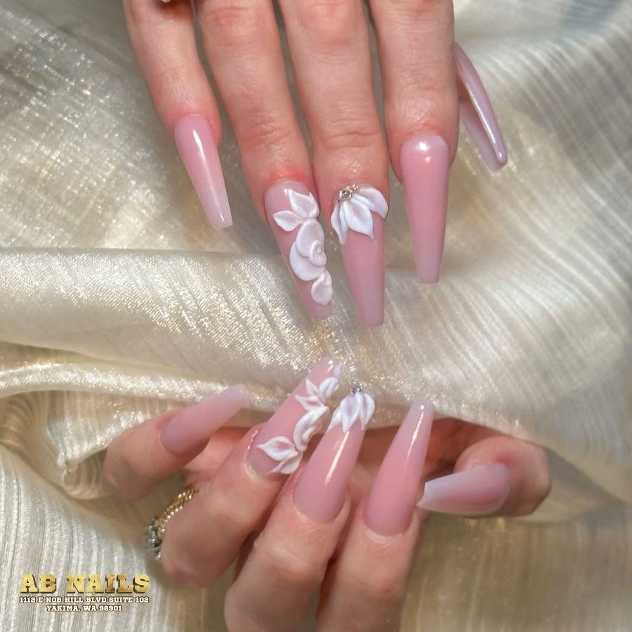 AB Nails Nail Salon In Yakima WA 98901 Art Nails Gel Acrylic