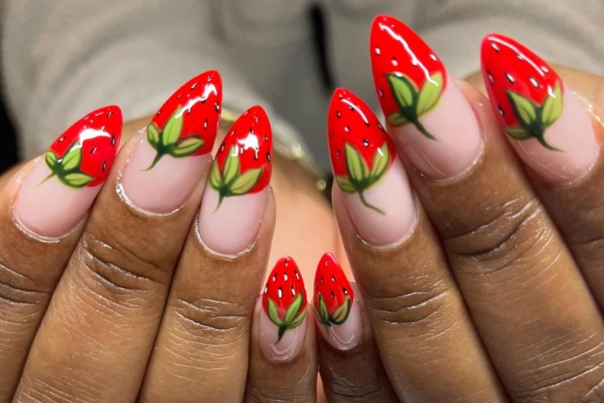 Add Sweetness To Summer Styling With These 50 Strawberry Nail Art Ideas Scratch