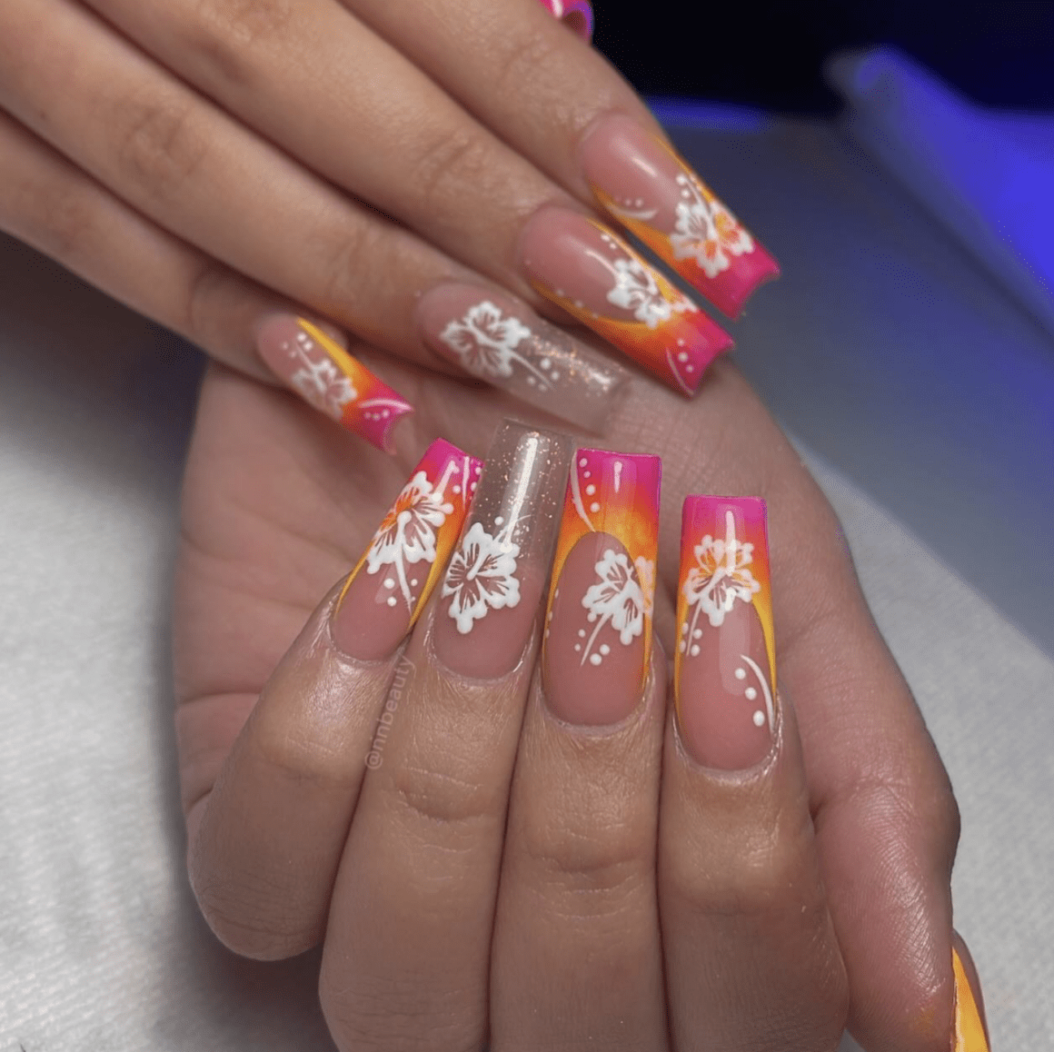 Aloha 33 Hawaii Nail Ideas To Get Island Ready Nailz In Bloom