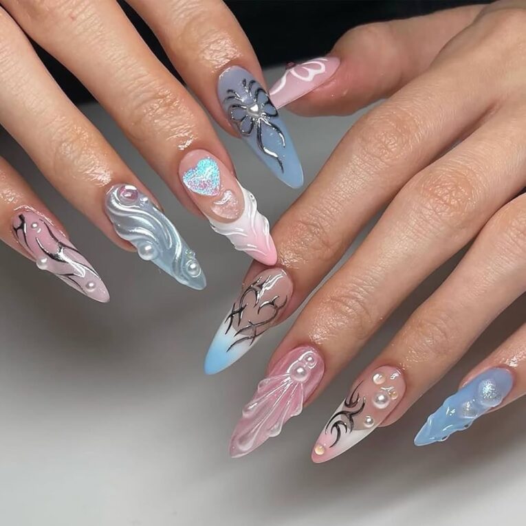 Almond Nails Design